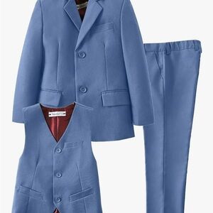 Toddler Blue Three-Piece Suit Set